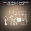 Philips Hue Smart 25W Candle-Shaped Filament LED Bulb - Soft Warm White Light - 2 Pack - 270LM - E12 - Indoor - Control with Hue App - Compatible with Alexa, Google Assistant and Apple Homekit. - Image 6