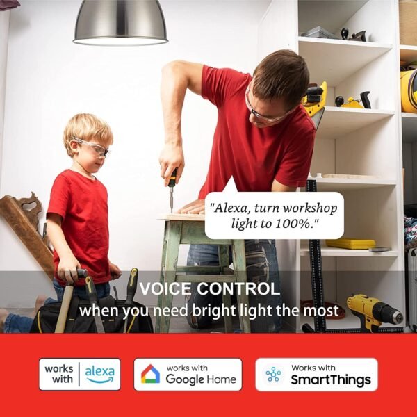 Sengled Smart Light Bulbs 100W, Zigbee Hub Required, Soft White Smart Bulbs Work with Alexa, Google, SmartThings, Echo 4th, Echo Show 10, Echo Plus, Dimmable A19 LED Light 2700K 1500LM, E26 1 Pack - Image 5