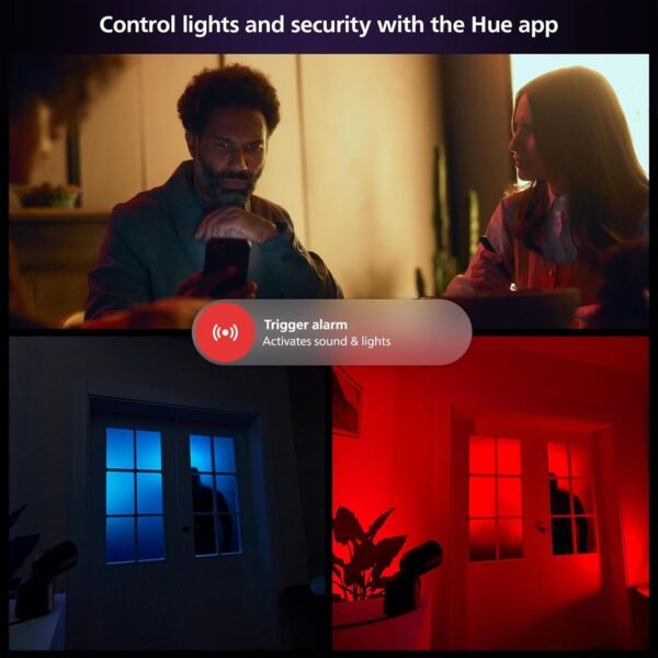 Philips Hue Secure Smart Contact Sensor, White - 1 Pack - Made for Indoor Doors and Windows - Requires Hue Bridge - Works with The Hue App - Image 6