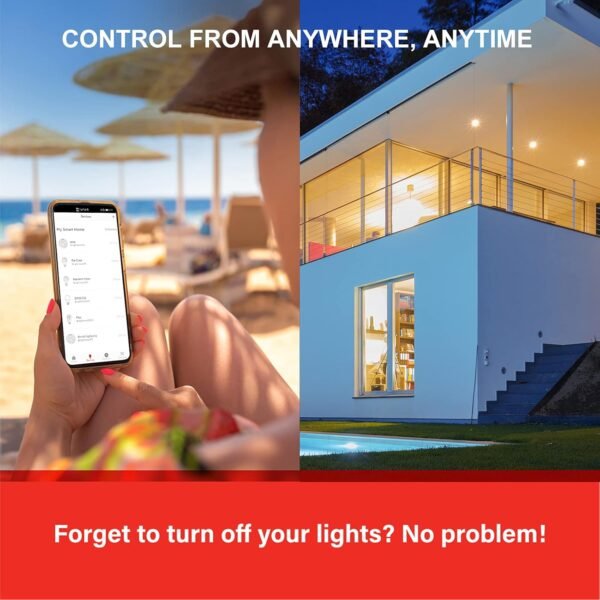 Sengled Smart Light Bulbs, Smart Bulbs That Work with Alexa & Google,BR30 LED Bulb 7.5W 65W Equivalent, 2700K Soft White Smart Flood Light, 2.4Ghz WiFi Only Support, No Hub Required,1 Pack - Image 3