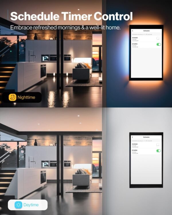 Sunco BR30 Alexa Smart Flood Light Bulbs Color Changing LED Recessed WiFi Bulb 8W, RGBCW, Dimmable, 650 Lumens, Compatible with Alexa & Google Assistant, E26 Base No Hub Required 6 Pack - Image 4
