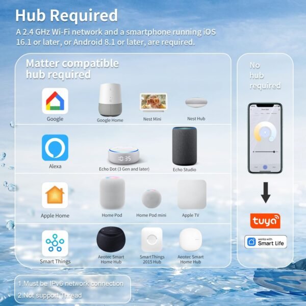 Matter Smart RGBTW WiFi LED Bulb,HomeKit Light Bulb Color Changing, Music Sync with Chirstmas Party, 60W, E26 Base, Works with Siri/Alexa/Google Home, 1 Pack - Image 2