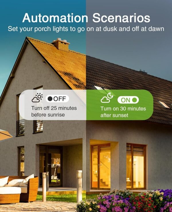 Ghome Smart Dimmer Switch Single Pole 2.4GHz Wi-Fi Smart Switch Dimmer Smart Light Switch Dimmer WiFi Switch Smart Dimmer Light Switch Compatible with Alexa and Google Home, White 1 Pack - Image 6