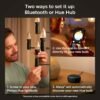 Philips Hue Smart 25W Candle-Shaped Filament LED Bulb - Soft Warm White Light - 2 Pack - 270LM - E12 - Indoor - Control with Hue App - Compatible with Alexa, Google Assistant and Apple Homekit. - Image 5