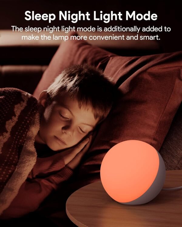 Hifree Smart Table Lamp, Dimmable Desk Lamp with App/Voice Control, LED RGB Color Changing Touch Lamp, Night Light for Bedroom Compatible with Alexa - Image 5