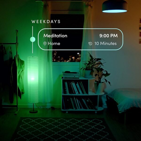 LIFX Color, A19 1100 lumens, Wi-Fi Smart LED Light Bulb, Billions of Colors and Whites, No bridge required, Works with Alexa, Hey Google, HomeKit and Siri, Multicolor - Image 7
