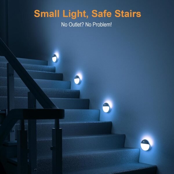 2 Pack Motion Sensor Night Light, 3 Lighting Modes... - Image 2