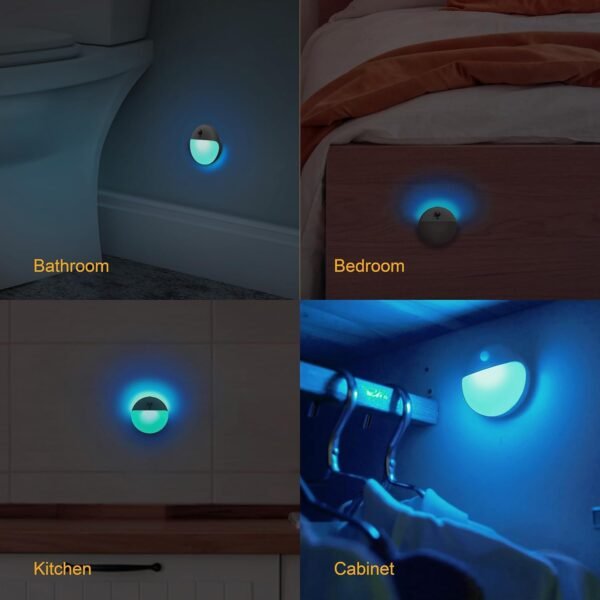 2 Pack Motion Sensor Night Light, 3 Lighting Modes... - Image 6