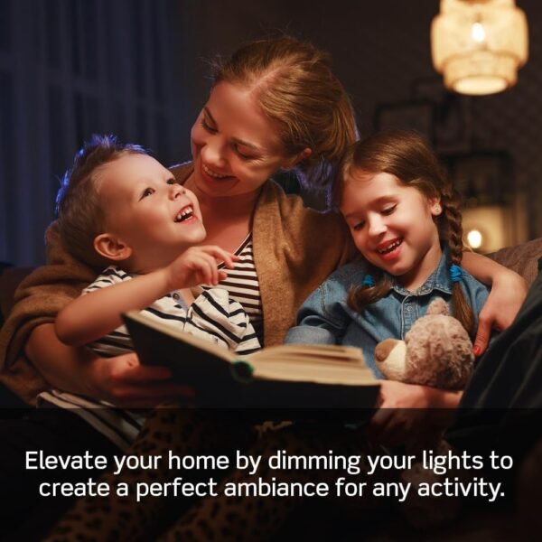 Leviton Decora Smart Dimmer Switch, Wi-Fi 2nd Gen, Neutral Wire Required, Works with Matter, My Leviton, Alexa, Google Assistant, Apple Home/Siri & Wired or Wire-Free 3-Way, D26HD-1RW, White - Image 2
