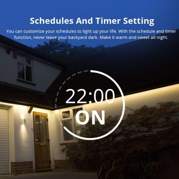 SONOFF B02-F-A19 Wi-Fi Smart LED Bulb, 7W, 2700K - 5000K Brightness Adjustable Color Temperature, APP Remote Control, Can Compatible with Alexa and Google Assistant(1 Pack) - Image 5