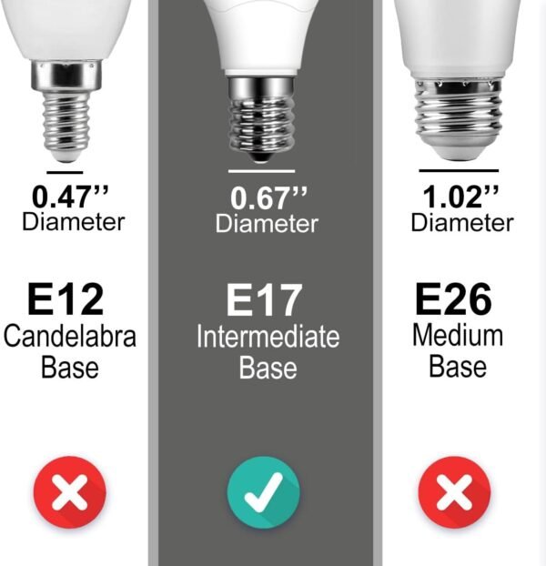 ILC E17 LED Light Bulbs (40w Equivalent) 5W, Color Changing RGB, 2700K Warm White, 12 Colors 2 Modes Timing with Remote Control (4 Pack) - Image 2