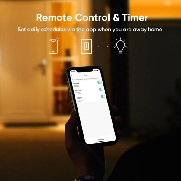 TREATLIFE 3 Way Smart Dimmer Switch 2 Pack, 2 Master 3 Way Dimmable Light Switches, 2.4GHz WiFi Smart Switch Compatible with Alexa and Google Home, Neutral Wire Needed, No Hub Required - Image 7