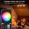 Zigbee GU10 Smart Bulbs, Compatible with Hu*e*, Alexa & Google & ConBee (Hub Required), 5W(50W), LED WiFi Bulb, Dimmable, Color Changing &Tunable White, LED Track Light Bulbs, 2 Pack - Image 7