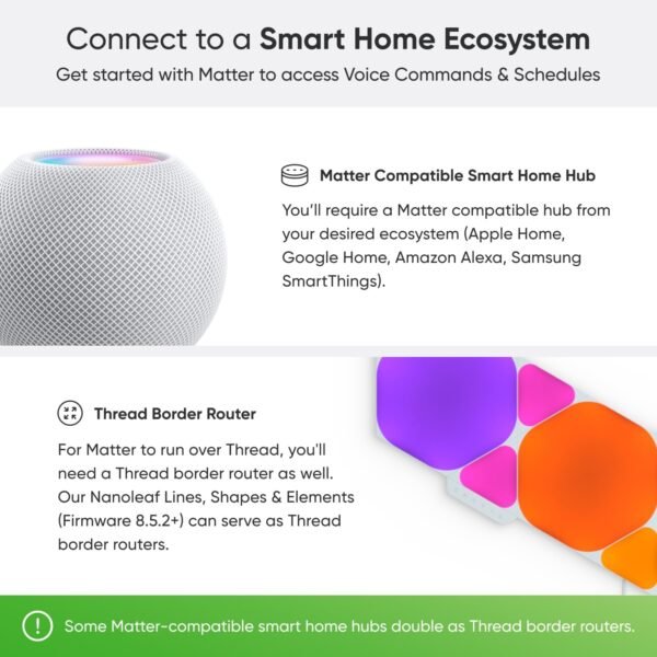 Nanoleaf Essentials Matter Bluetooth & Thread Smart LED A19 Lightbulb (2PK) and Lightstrip 80" Smarter Kit (2m) - RGB & Whites, Controller, App & Voice Control (Works with Apple Home, Google Home) - Image 6