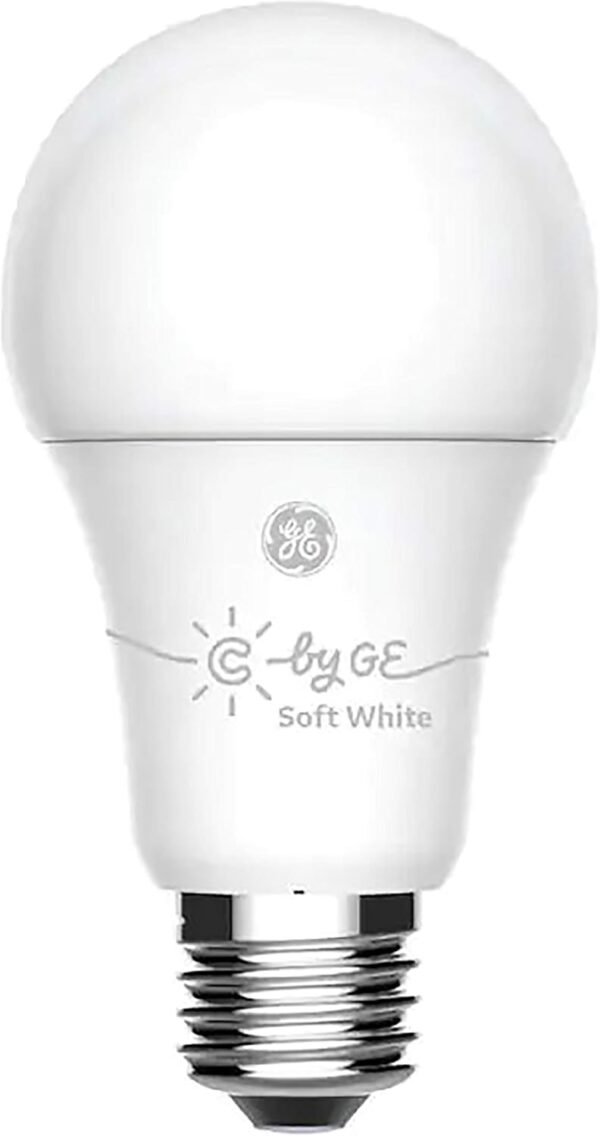 GE C Starter Kit Remote with 60-Watt EQ A19 Soft White Dimmable Smart LED Light Bulb - Image 2