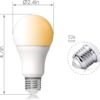 A19 Smart WiFi LED Light Bulbs, Tunable Changing, Warm to Cool White Dimmable, Compatible with Alexa & Google Home (No Hub), 60W Equivalent E26, 2700K-6500K, 2 Count - Image 8