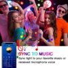 dalattin Led Lights for Bedroom 32.8ft Dalattin 1 Roll Smart RGB Led Strip Lights Sync to Music Color Changing Dorm Lights 5050 with App Control Remote for Room Kitchen Party - Image 3