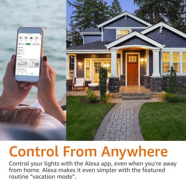 Echo Dot with Amazon Basics Smart Color Bulb - Image 6
