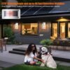 White Motion Sensor Outdoor Porch Lights Upgraded,... - Image 2