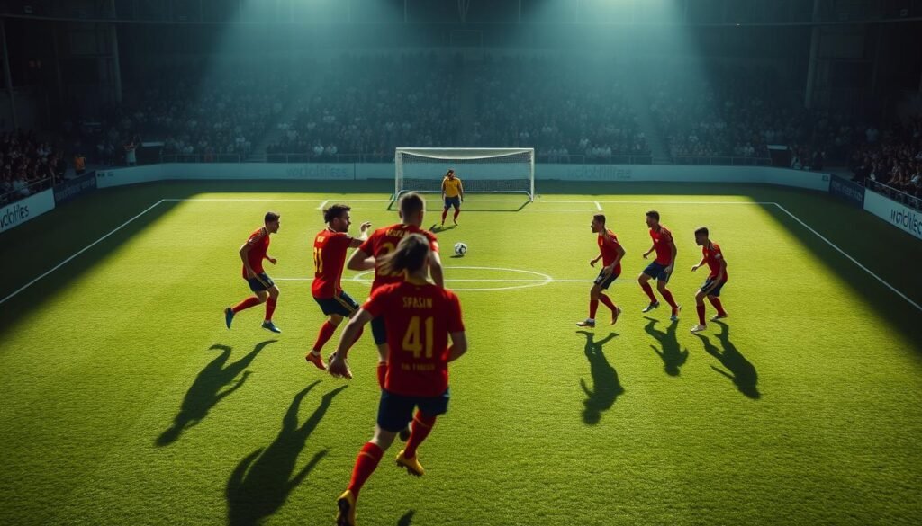 Spain's football tactics